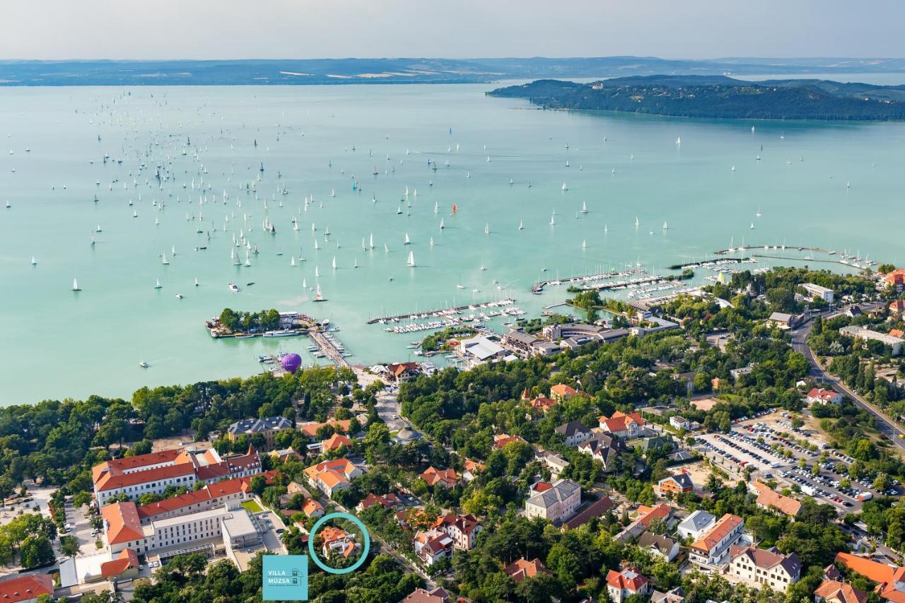 Villa Muzsa Deluxe Balatonfüred Exteriör bild